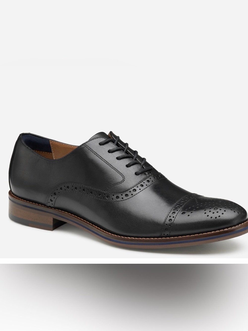 Johnston & Murphy Conard 2.0 Cap Toe Black Full Grain - 9